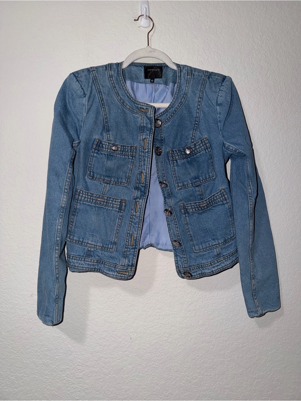 Portmans Structured Blue Denim Jacket
